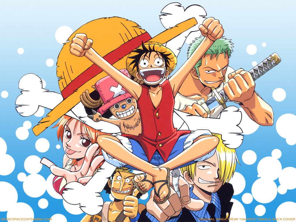 One Piece characters created by Eiichiro Oda.