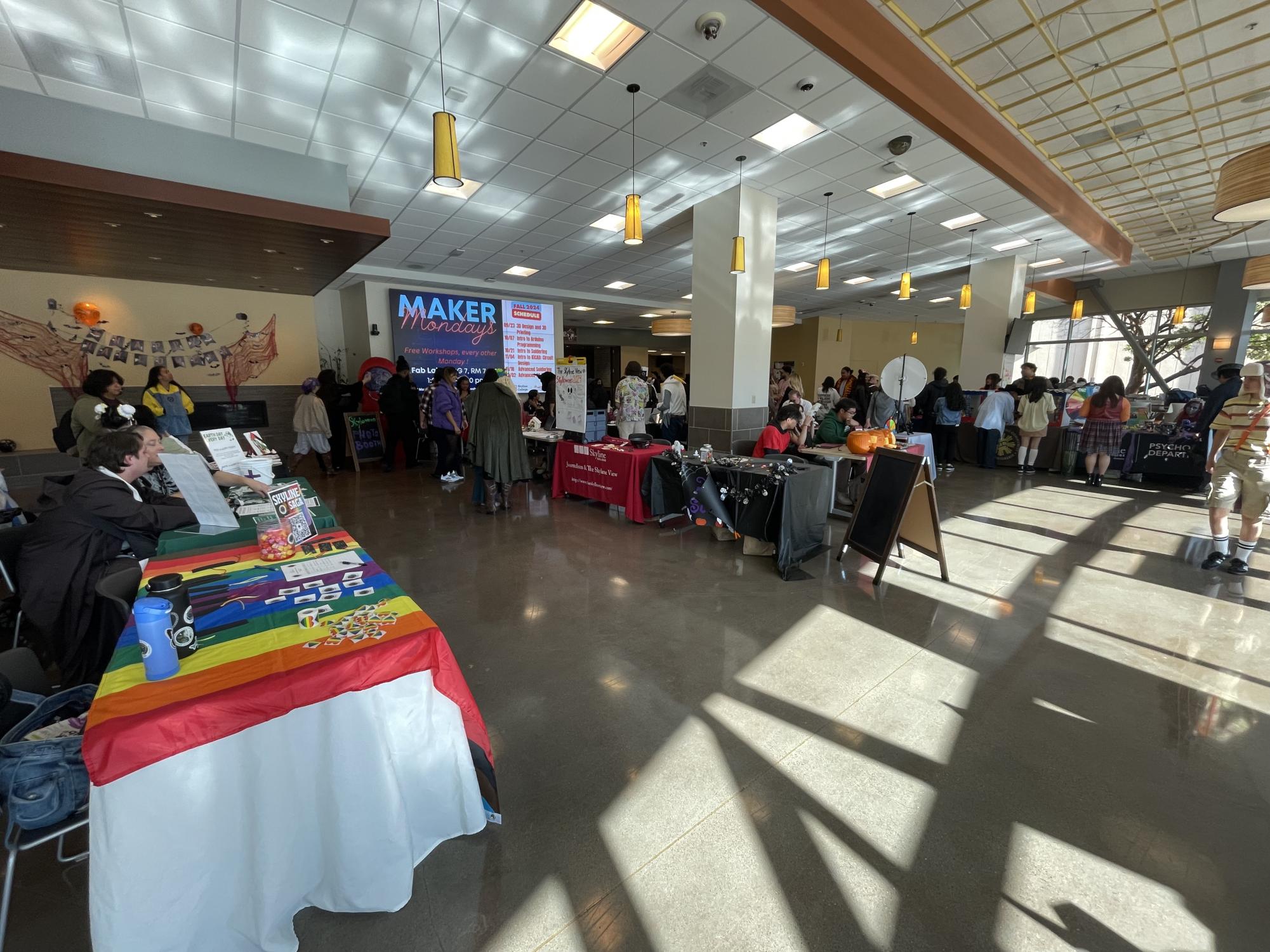 Members showcased their club with fun and exciting games to encourage students to sign up. 